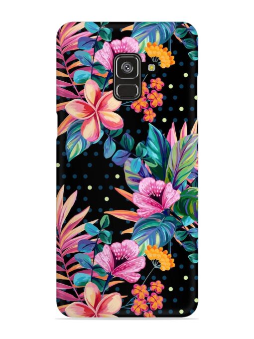 Seamless Floral Pattern Snap Case for Samsung Galaxy A8 Plus Zapvi