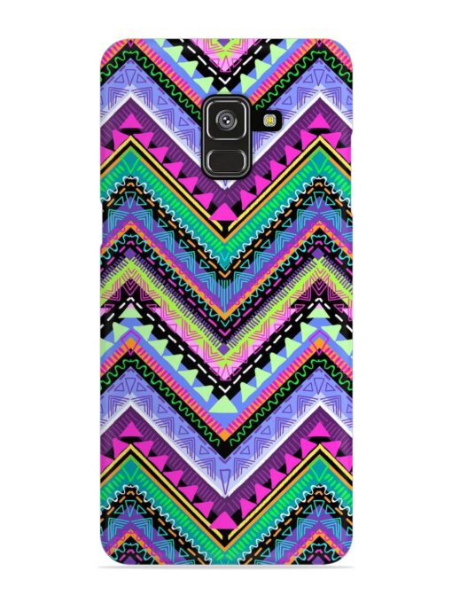 Tribal Aztec Print Snap Case for Samsung Galaxy A8 Plus Zapvi