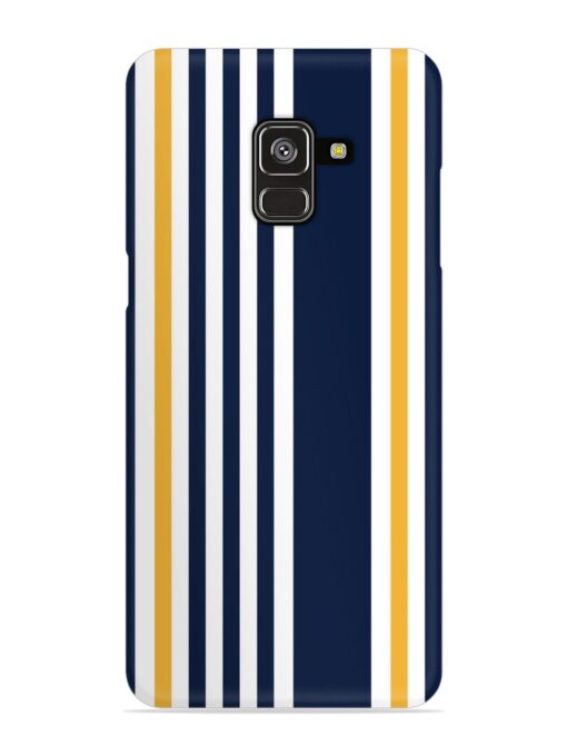 Seamless Stripe Pattern Snap Case for Samsung Galaxy A8 Plus Zapvi