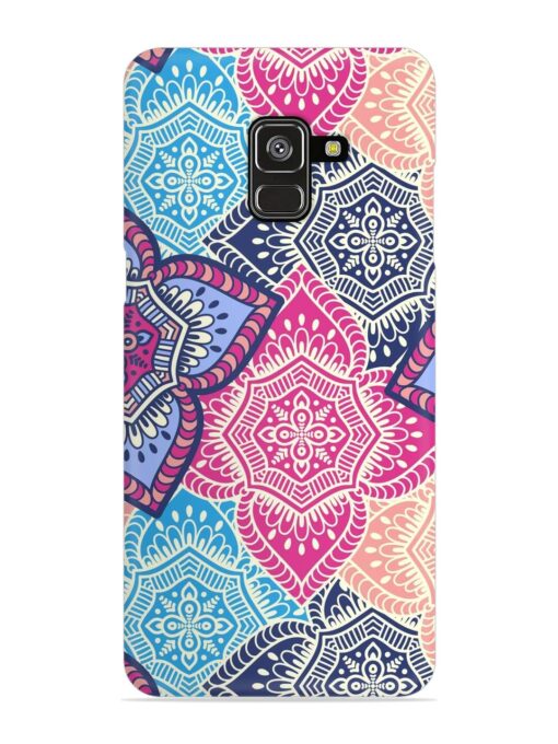 Ethnic Floral Seamless Snap Case for Samsung Galaxy A8 Plus Zapvi