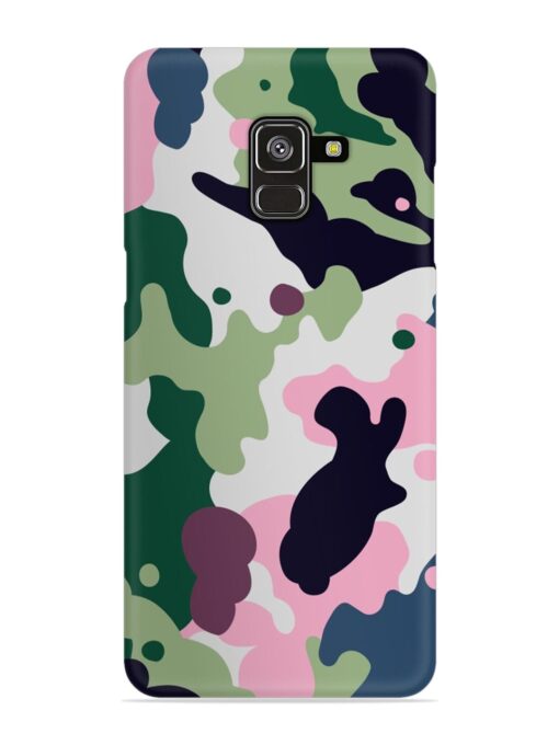 Seamless Funky Camouflage Snap Case for Samsung Galaxy A8 Plus Zapvi