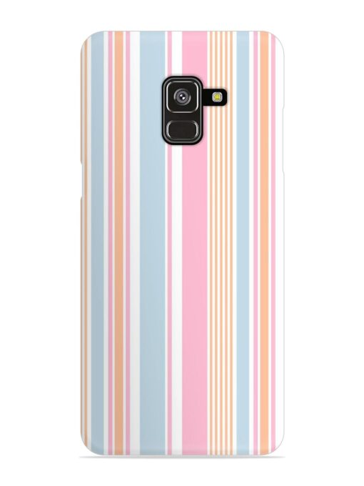 Stripe Seamless Pattern Snap Case for Samsung Galaxy A8 Plus Zapvi