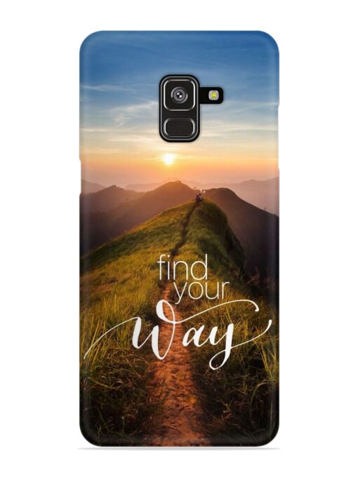 Find Your Way Snap Case for Samsung Galaxy A8 Plus Zapvi