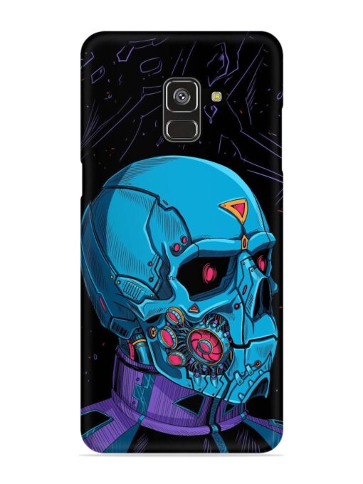 Skull Robo Vector Snap Case for Samsung Galaxy A8 Plus Zapvi