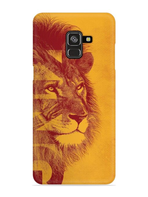 Gold Lion Crown Art Snap Case for Samsung Galaxy A8 Plus Zapvi