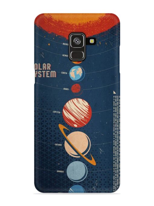 Solar System Vector Snap Case for Samsung Galaxy A8 Plus Zapvi