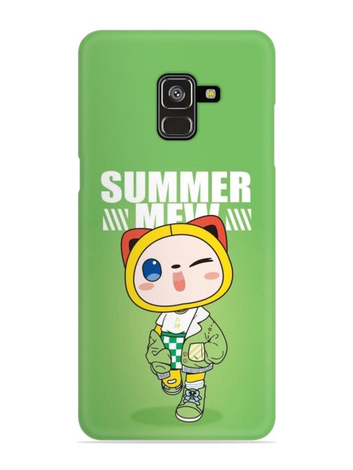 Summer Mew Snap Case for Samsung Galaxy A8 Plus Zapvi