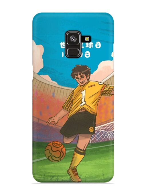 Soccer Kick Snap Case for Samsung Galaxy A8 Plus Zapvi