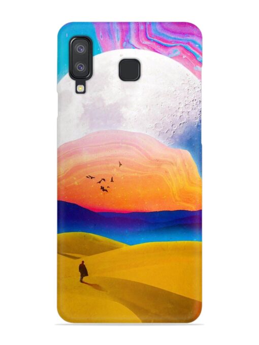 Sandy Desert Snap Case for Samsung Galaxy A8 Star Zapvi