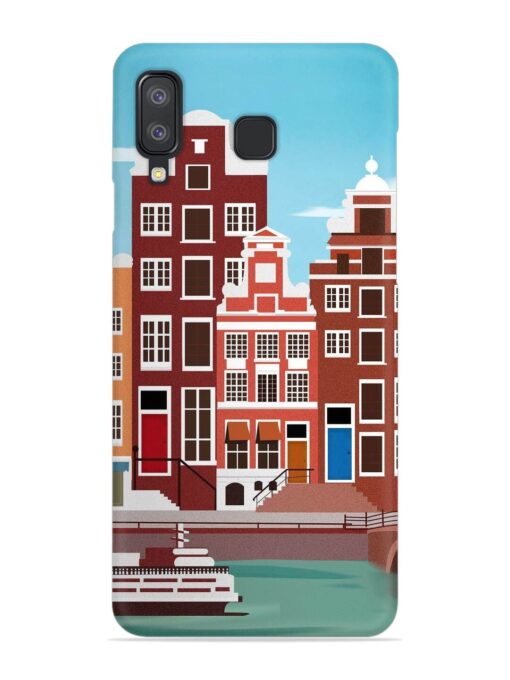 Scenery Architecture Amsterdam Landscape Snap Case for Samsung Galaxy A8 Star Zapvi