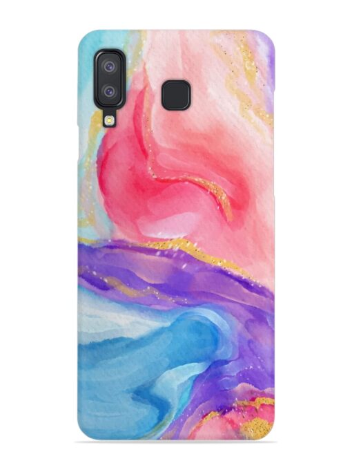 Watercolor Gradient Snap Case for Samsung Galaxy A8 Star Zapvi