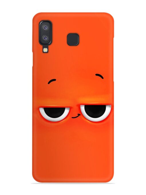 Smiley Face Snap Case for Samsung Galaxy A8 Star Zapvi