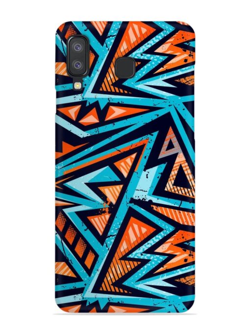 Abstract Seamless Grunge Snap Case for Samsung Galaxy A8 Star Zapvi