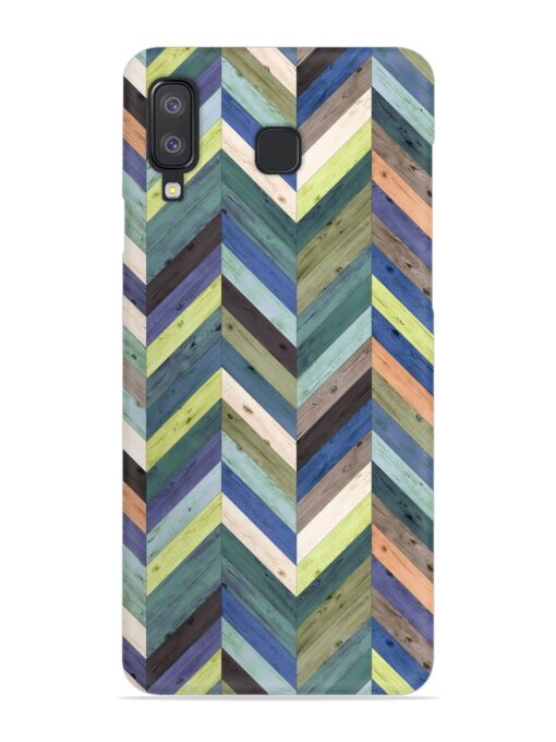 Chevron Random Color Snap Case for Samsung Galaxy A8 Star Zapvi