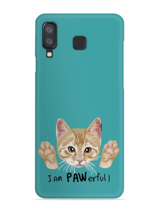 Typography Slogan Cat Snap Case for Samsung Galaxy A8 Star Zapvi