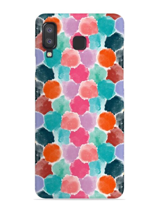 Colorful Seamless Pattern Snap Case for Samsung Galaxy A8 Star Zapvi