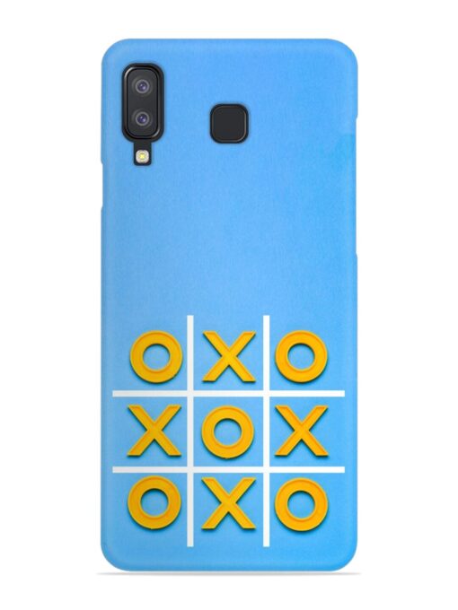 Yellow Plastic Crosses Snap Case for Samsung Galaxy A8 Star Zapvi