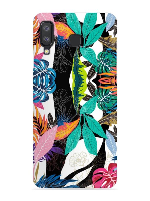 Floral Pattern Bright Snap Case for Samsung Galaxy A8 Star Zapvi