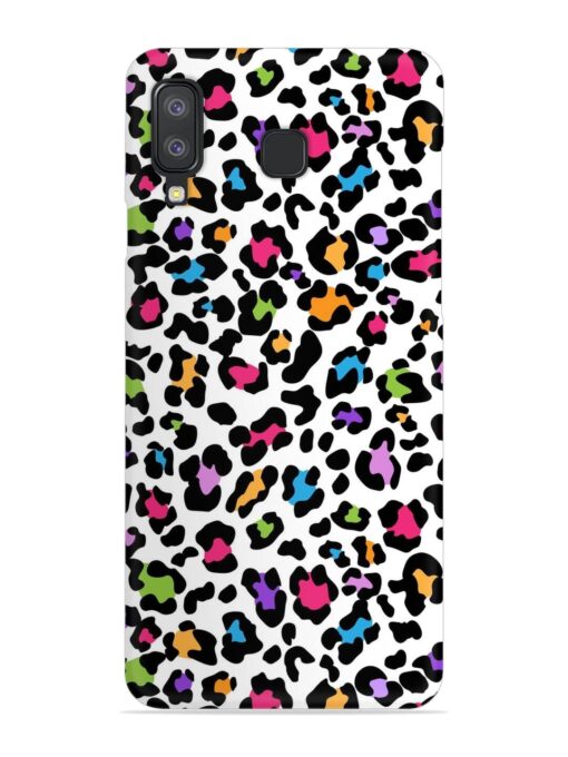 Seamless Leopard Pattern Snap Case for Samsung Galaxy A8 Star Zapvi