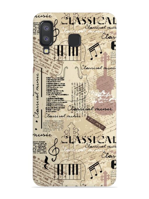 Classical Music Lpattern Snap Case for Samsung Galaxy A8 Star Zapvi