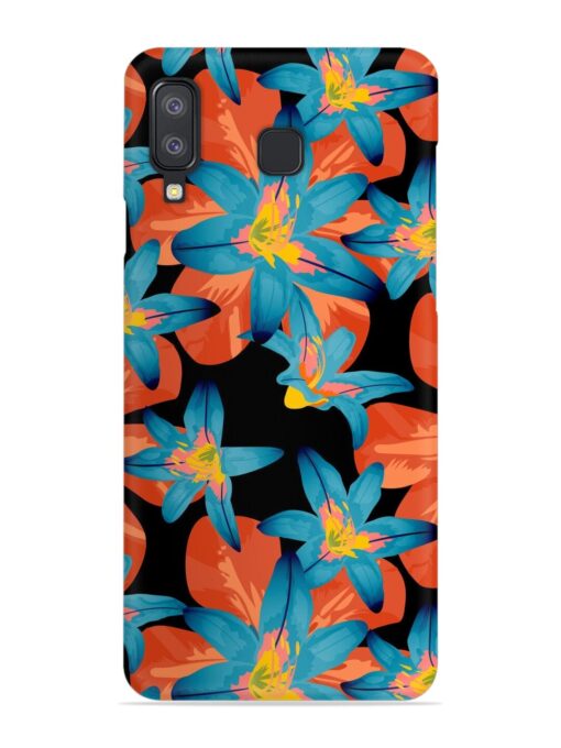 Philippine Flowers Seamless Snap Case for Samsung Galaxy A8 Star Zapvi