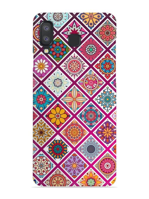 Seamless Tile Pattern Snap Case for Samsung Galaxy A8 Star Zapvi