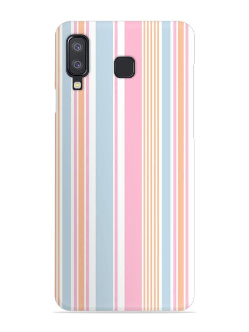 Stripe Seamless Pattern Snap Case for Samsung Galaxy A8 Star Zapvi