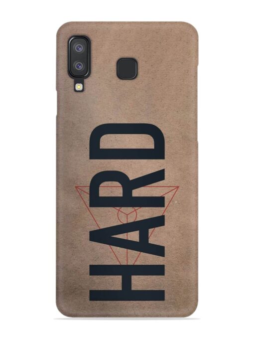 Hard Typo Snap Case for Samsung Galaxy A8 Star Zapvi