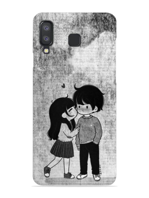 Couple Love Highlights Snap Case for Samsung Galaxy A8 Star Zapvi