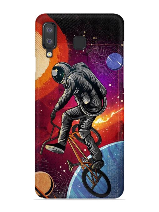 Super Eclipse Bmx Bike Snap Case for Samsung Galaxy A8 Star Zapvi