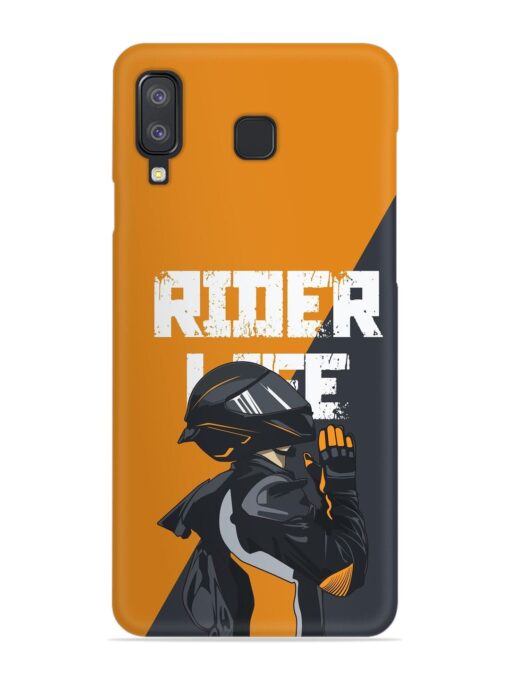 Rider Life Snap Case for Samsung Galaxy A8 Star Zapvi