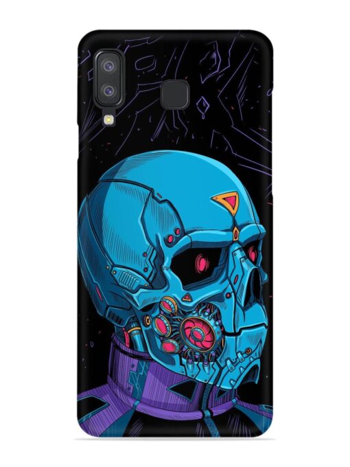 Skull Robo Vector Snap Case for Samsung Galaxy A8 Star Zapvi