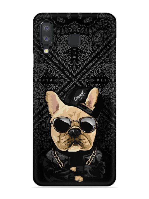 Gangsta Cool Sunglasses Dog Snap Case for Samsung Galaxy A8 Star Zapvi