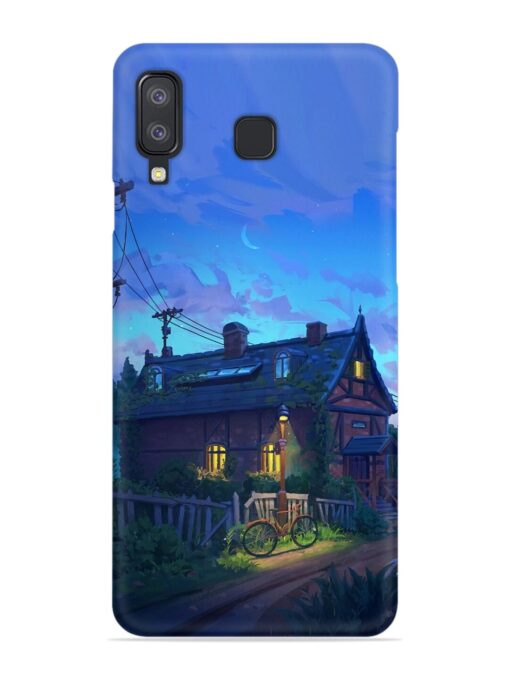 Beautiful Village House Snap Case for Samsung Galaxy A8 Star Zapvi