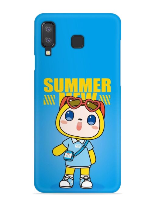 Summer Mew Cartoon Snap Case for Samsung Galaxy A8 Star Zapvi