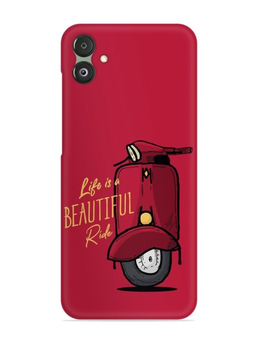 Life Is Beautiful Rides Snap Case for Samsung Galaxy F14 (5G) Zapvi