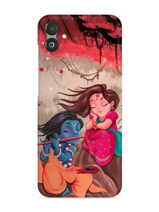 Radhe Krishna Water Art Snap Case for Samsung Galaxy F14 (5G) Zapvi