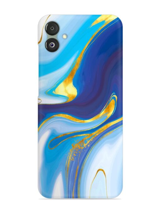 Watercolor Background With Golden Foil Snap Case for Samsung Galaxy F14 (5G) Zapvi