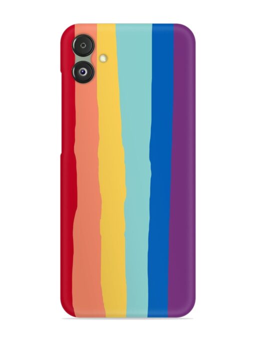 Rainbow Genuine Liquid Snap Case for Samsung Galaxy F14 (5G) Zapvi