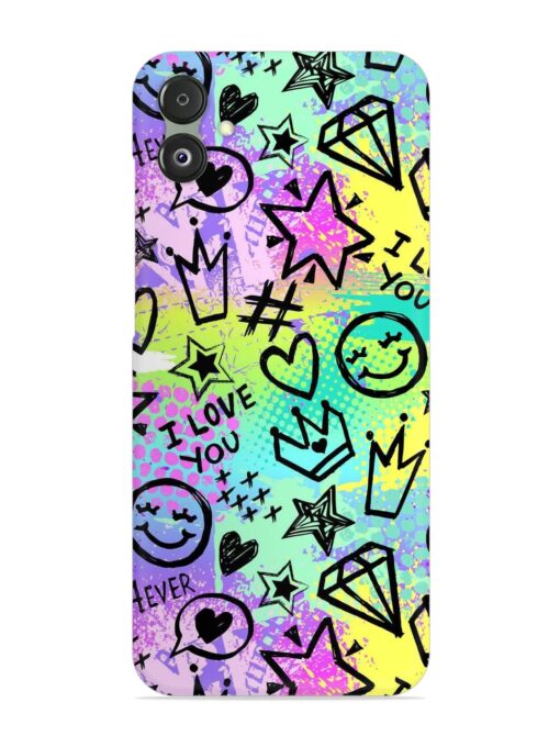 Bright Seamless Pattern Snap Case for Samsung Galaxy F14 (5G) Zapvi