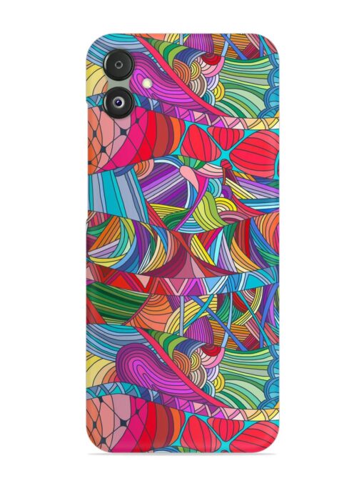 Seamless Patterns Hand Drawn Snap Case for Samsung Galaxy F14 (5G) Zapvi