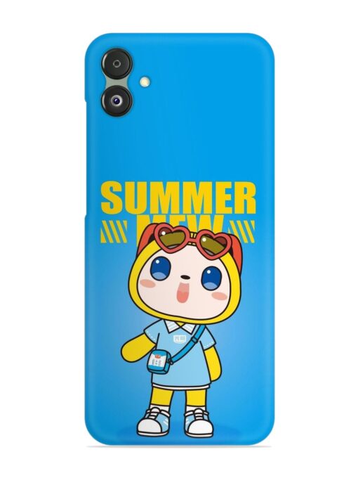 Summer Mew Cartoon Snap Case for Samsung Galaxy F14 (5G) Zapvi