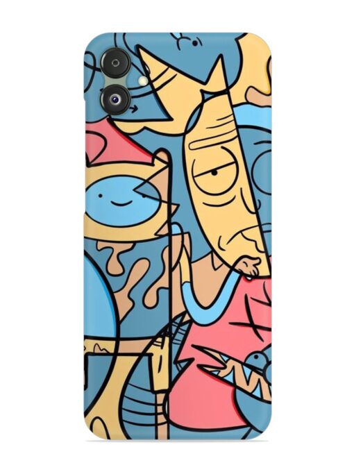 Silly Face Doodle Snap Case for Samsung Galaxy F14 (5G) Zapvi