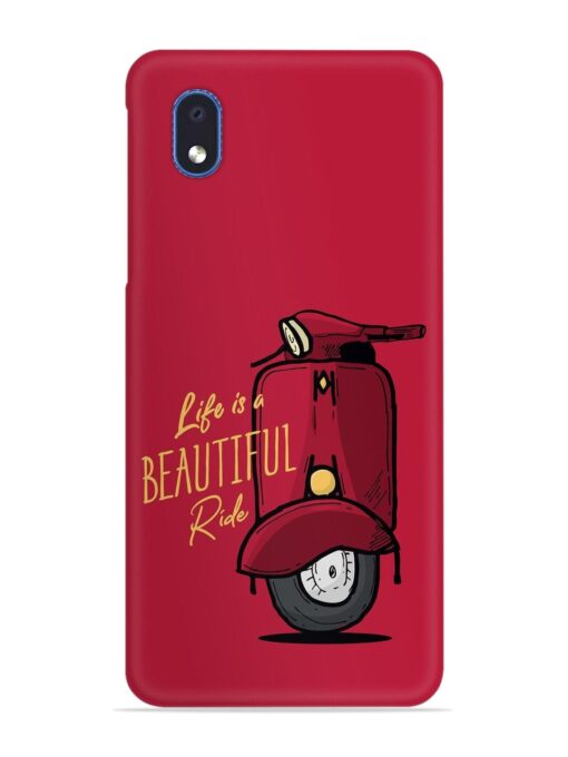 Life Is Beautiful Rides Snap Case for Samsung Galaxy M01 Core Zapvi