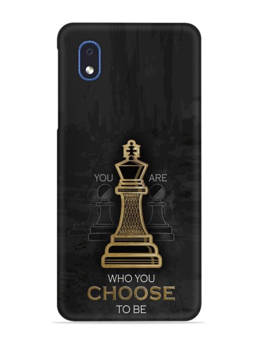 You Are Who Choose To Be Snap Case for Samsung Galaxy M01 Core Zapvi