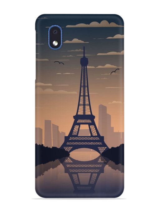 France Paris Eiffel Tower Gradient Snap Case for Samsung Galaxy M01 Core Zapvi