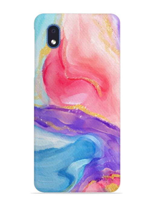 Watercolor Gradient Snap Case for Samsung Galaxy M01 Core Zapvi