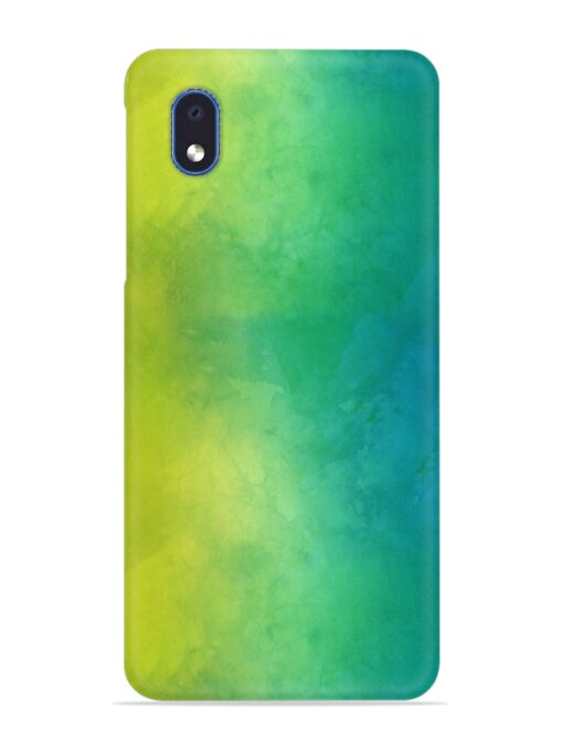 Yellow Green Gradient Snap Case for Samsung Galaxy M01 Core Zapvi