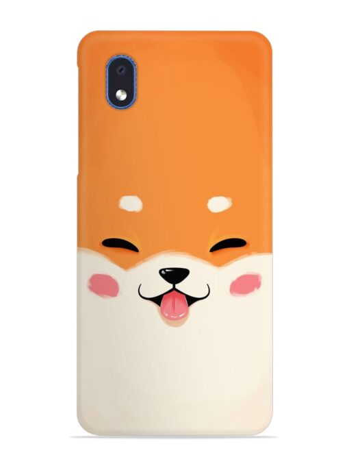 Happy Cat Art Snap Case for Samsung Galaxy M01 Core Zapvi