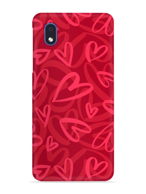 Seamless Romantic Pattern Snap Case for Samsung Galaxy M01 Core Zapvi